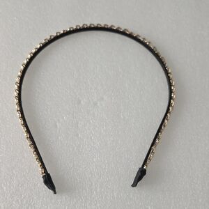 Elegant Black and Gold Headband